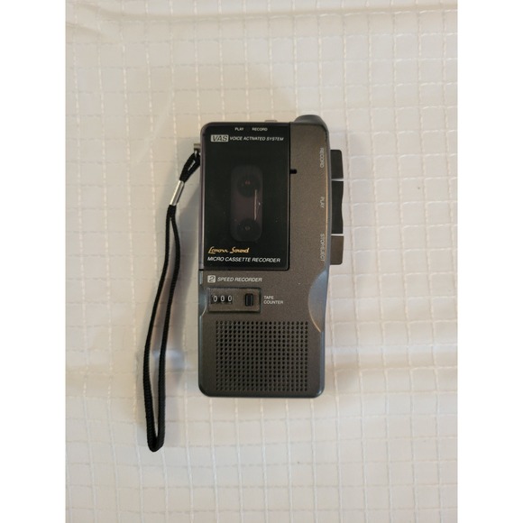 Lenoxx Sound Other - Lenoxx Sound CT-21 Micro Cassette Recorder VAS Voice Activated 2 Speed Untested